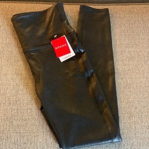 SPANX Faux Leather Leggings